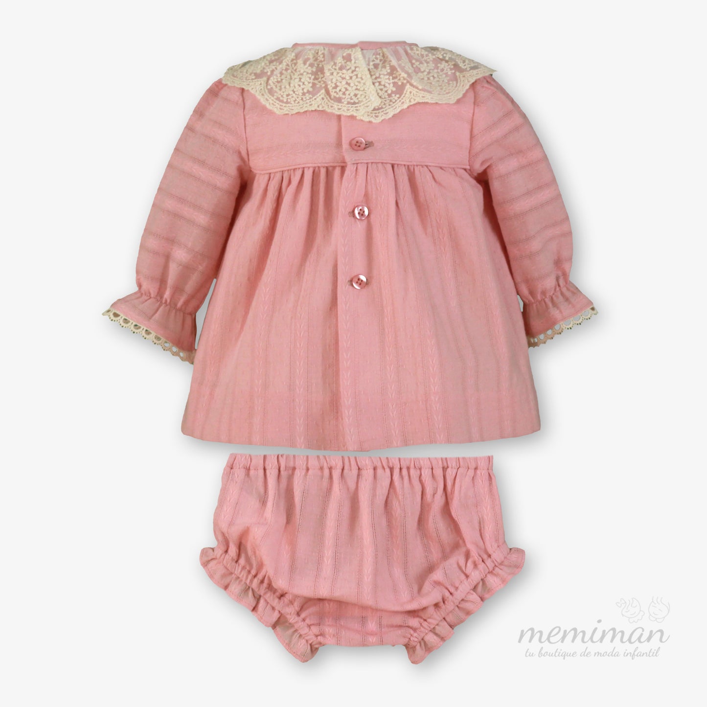 38-0026-VB Robe bébé en dentelle 