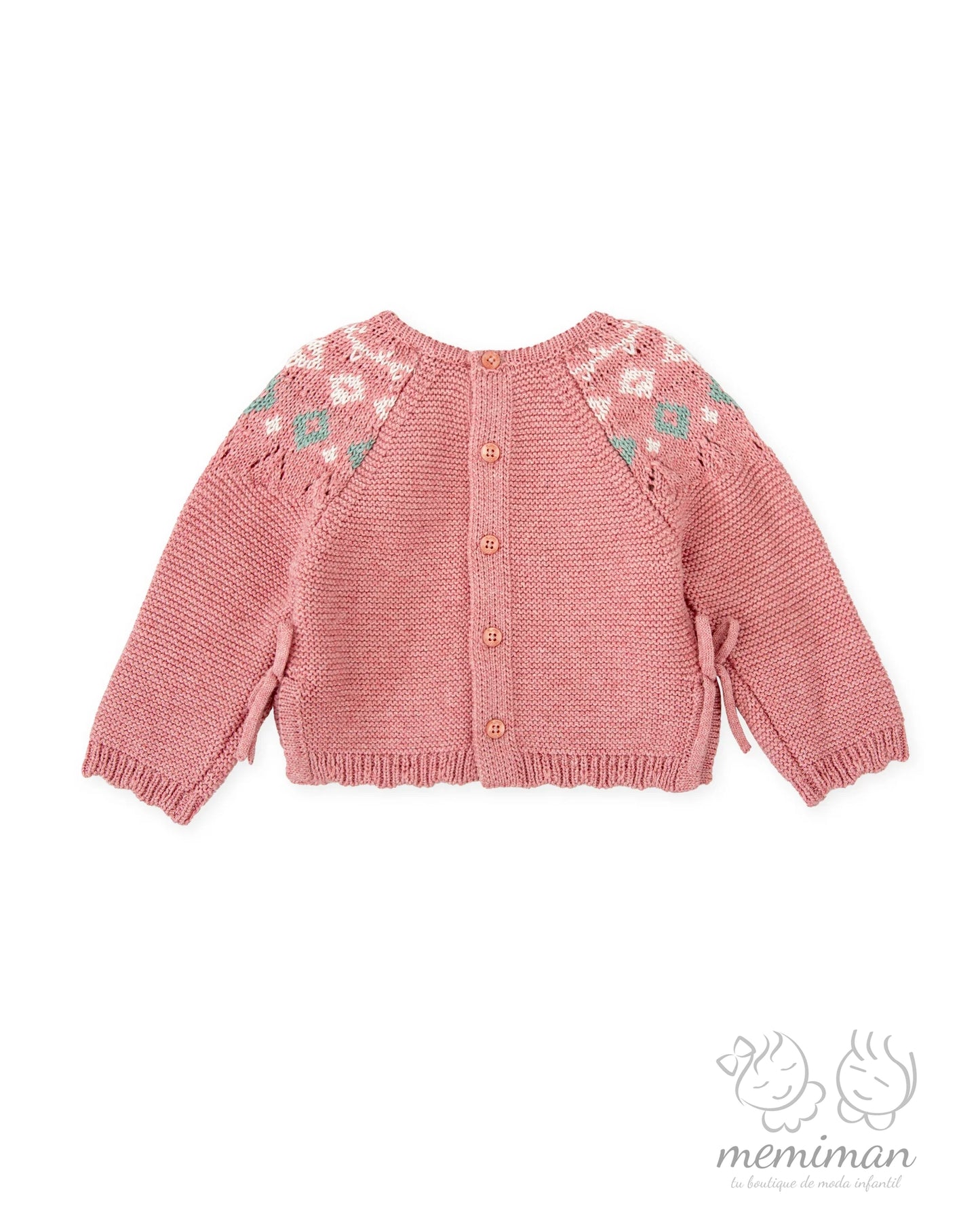 2869W25 STORY Greca Baby Girl Sweater 