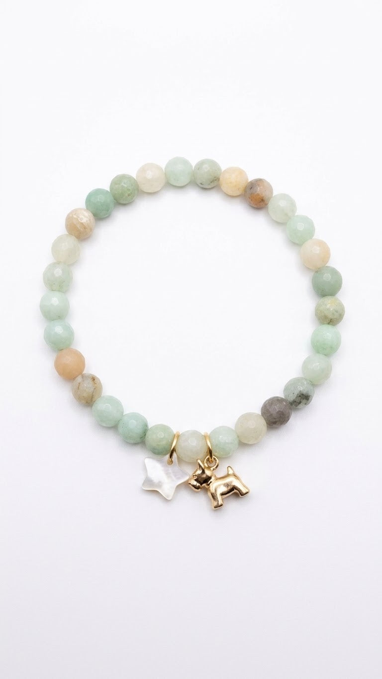 CRISTAL Pulsera bolas de cristal