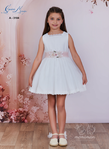 Robe de demoiselle d'honneur A-3121 avec dos fantaisie