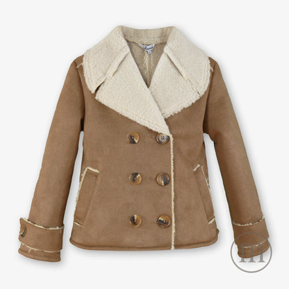 40-0319-Chaqueta Piel Niña