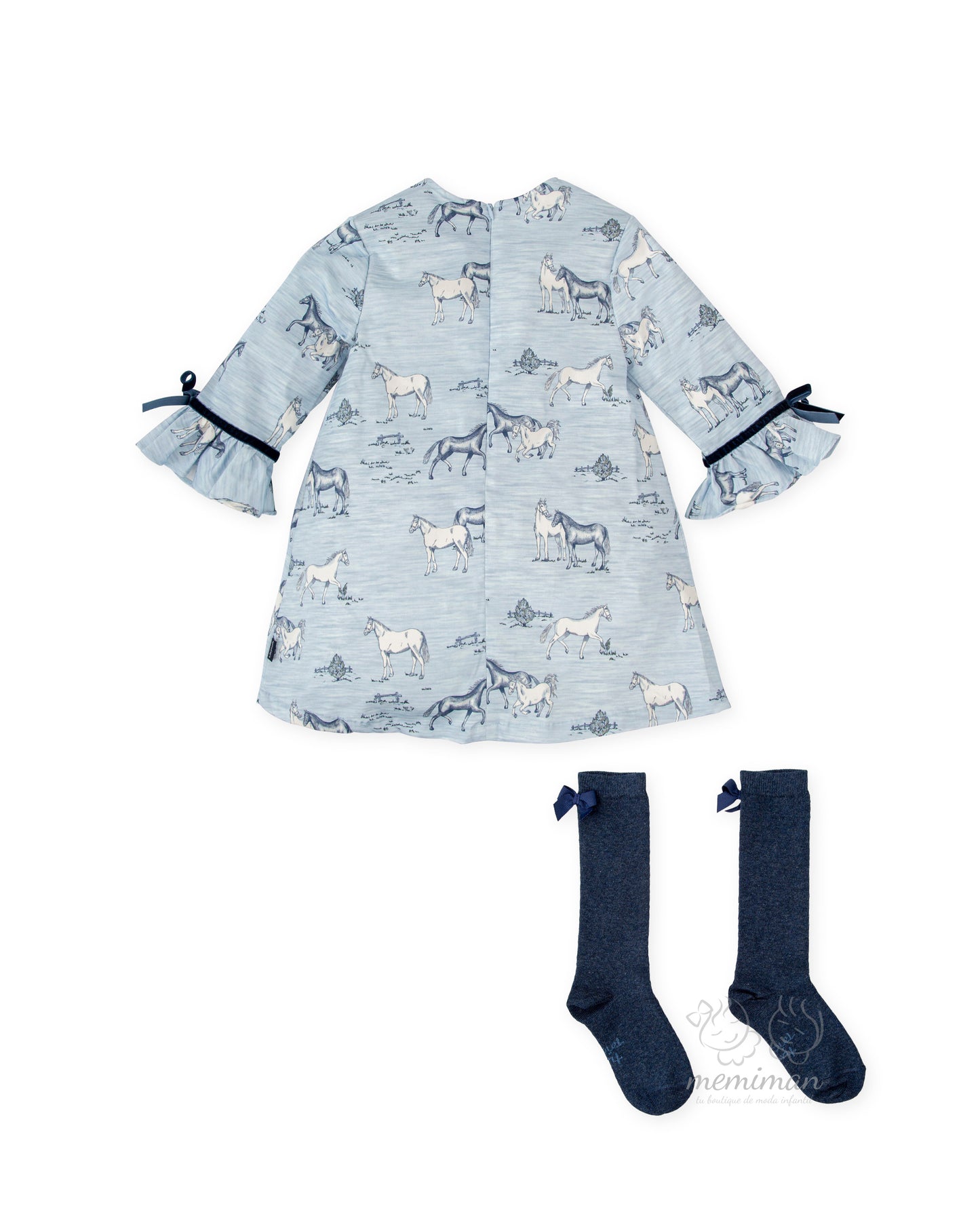 3236W25 DOMA Vestido Caballos