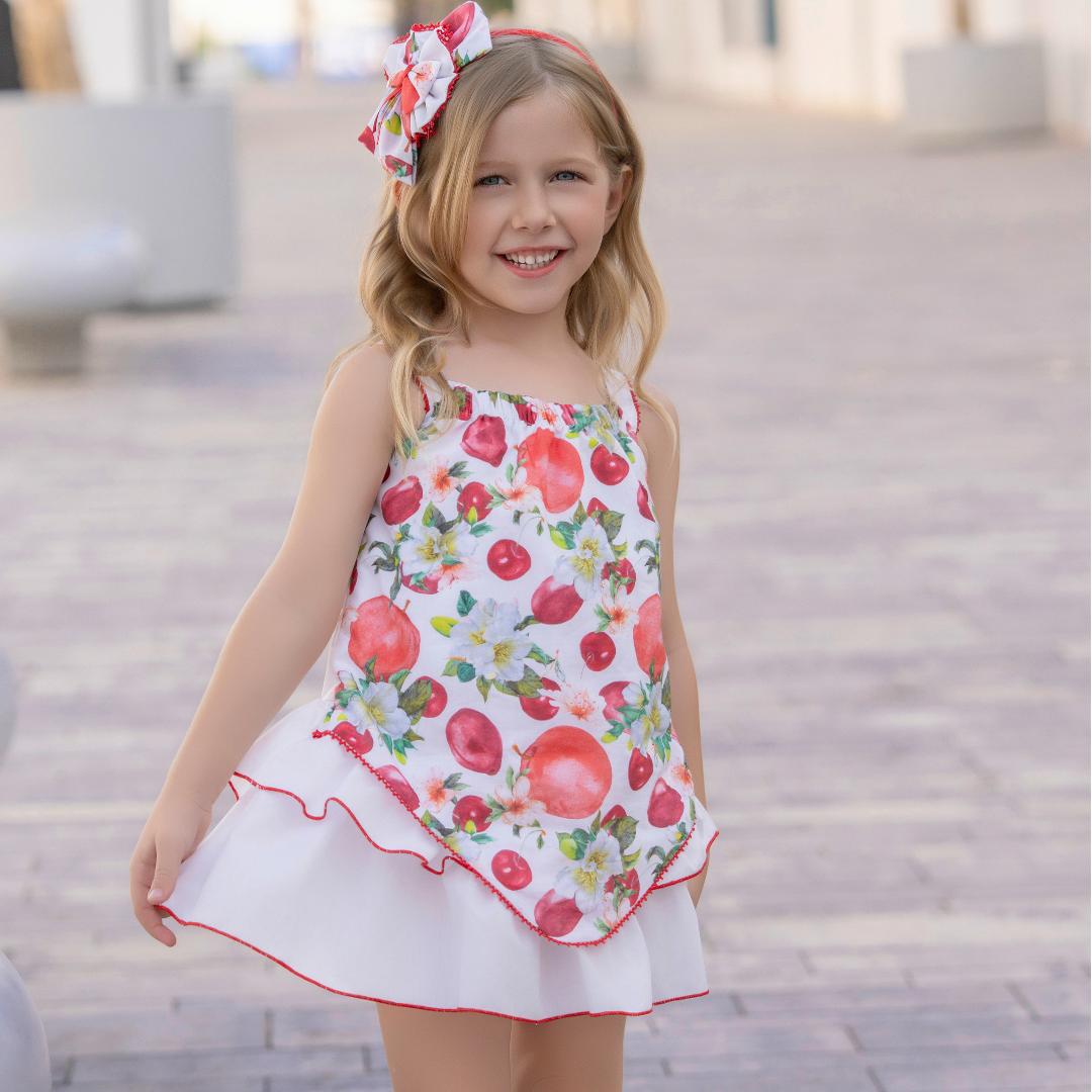39-0600-V Robe Enfant Fruit