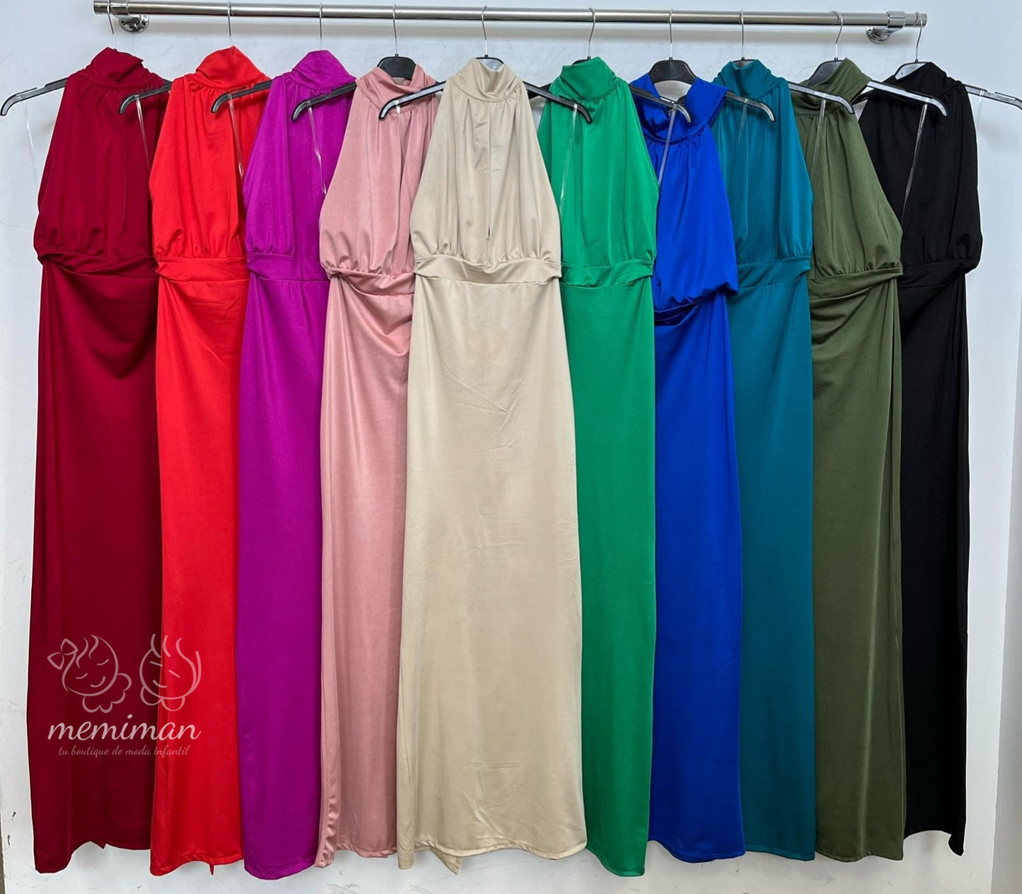 25333 Vestido Largo Halter