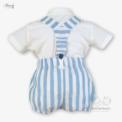 39-0040-23 Baby Boy Striped Set 