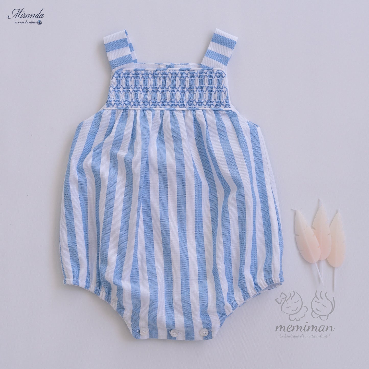 39-0041-3 Baby Blue Romper 