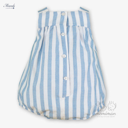 39-0041-3 Baby Blue Romper 