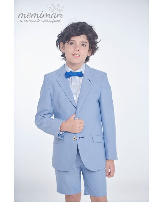 Americana Niño Varones Moda Infantil Azul