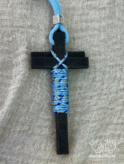 Croix de communion double en LUREX 