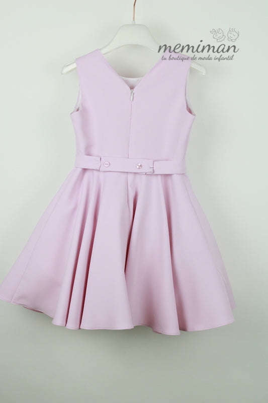 584402 Vestido infantil-junior doble tela  EVENTO ESPECIAL