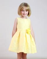 584409 Vestido infantil-junior jacard  EVENTO ESPECIAL