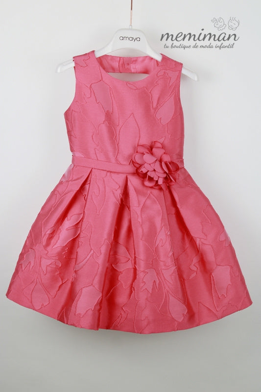 584409 Vestido infantil-junior jacard  EVENTO ESPECIAL