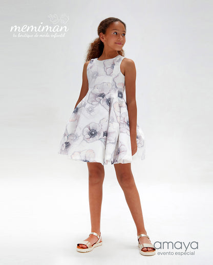 584616 Vestido junior otoman estampado EVENTO ESPECIAL