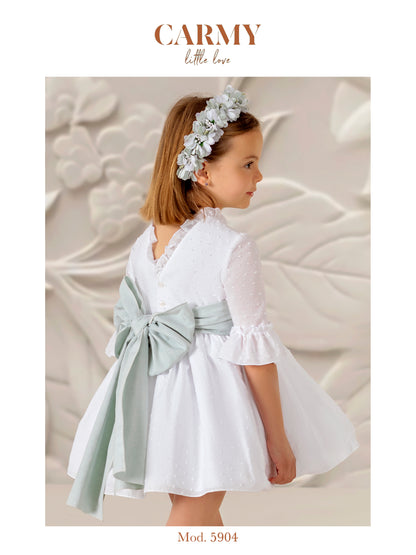 5904 Vestido Ceremonia Plumeti