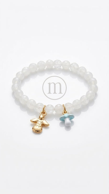 CRISTAL Pulsera bolas de cristal