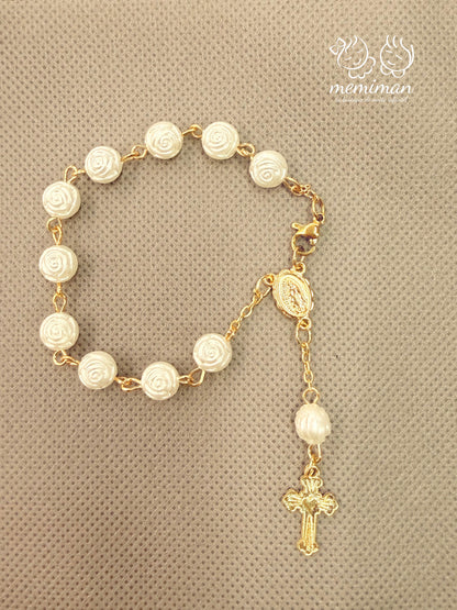 ROSARIO Pulsera de perlas