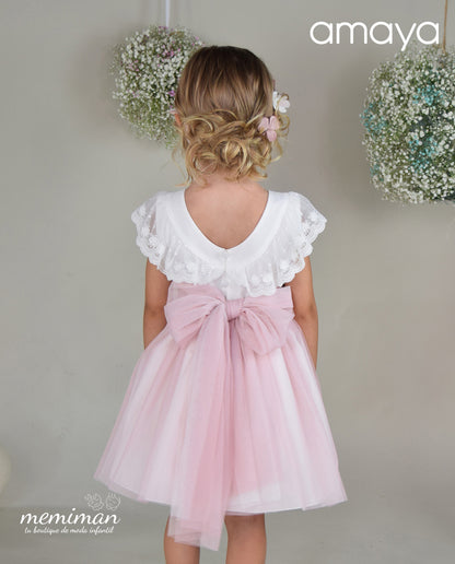 612401 Vestido infantil tul