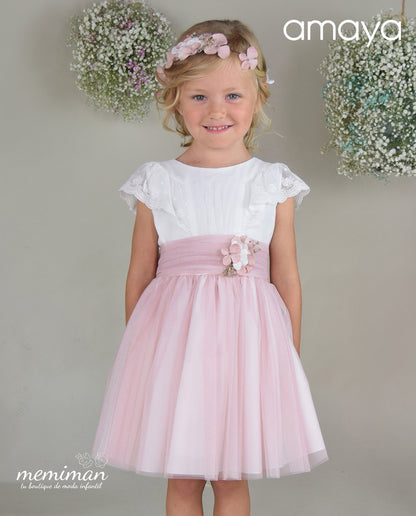 612401 Vestido infantil tul