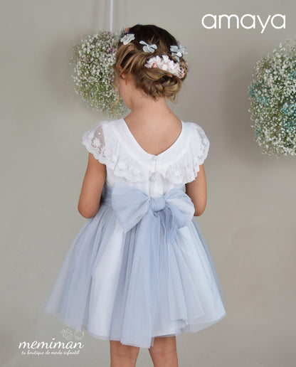 612401 Vestido infantil tul