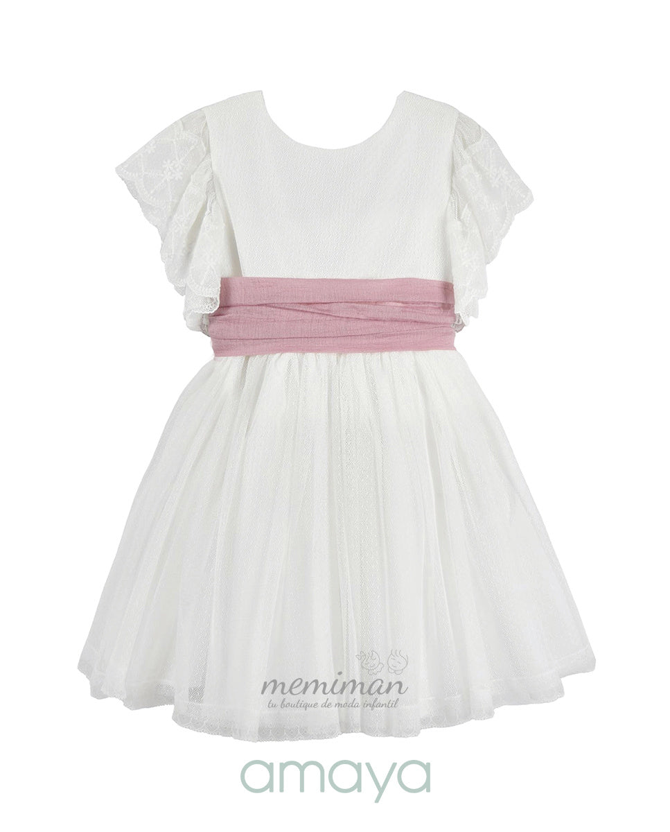 612410 Vestido infantil tul