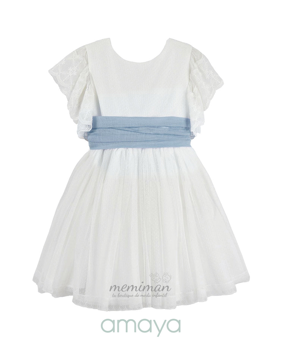 612410 Vestido infantil tul