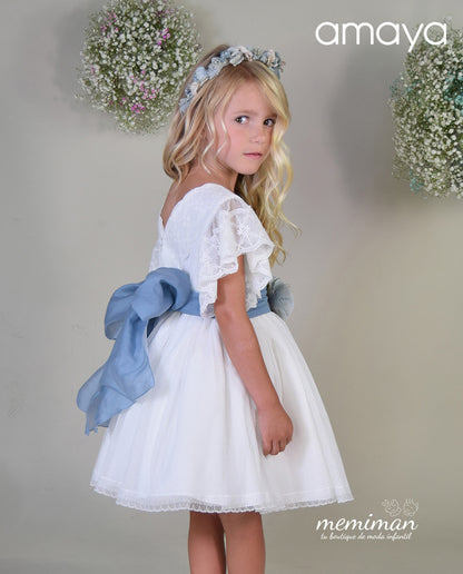 612410 Vestido infantil tul