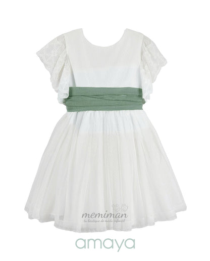 612410 Vestido infantil tul