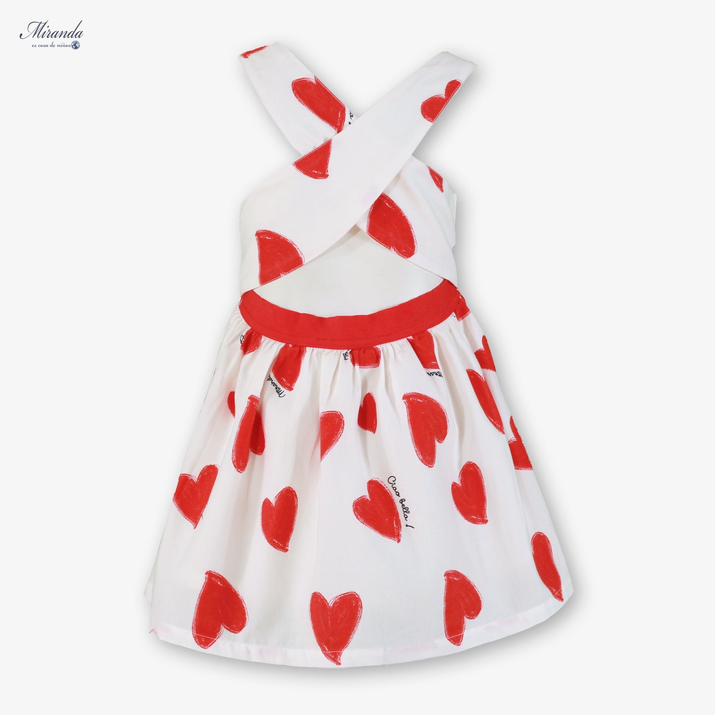 39-0624-V Children's Dress Hearts 