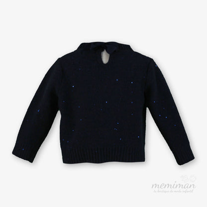 38-0628-2 Lurex Girl's Sweater 