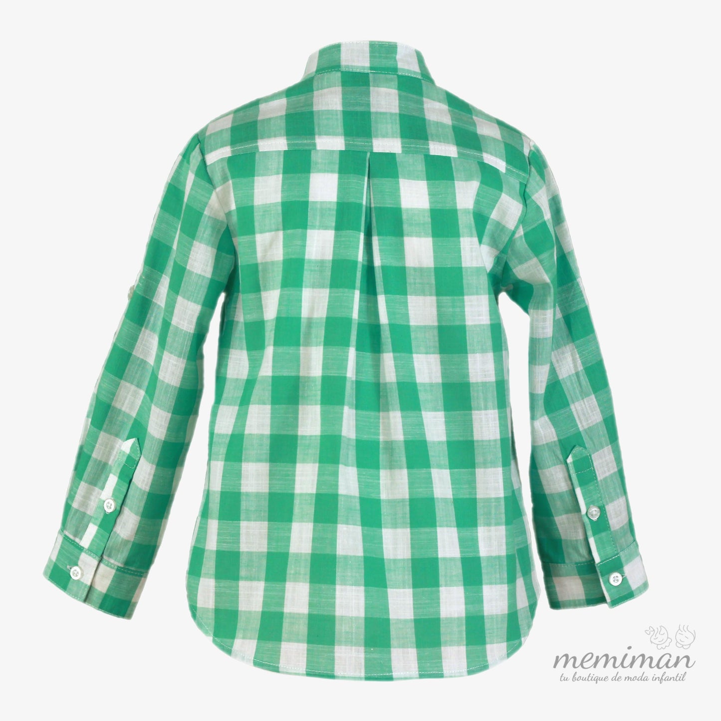 37-0631-2 Camisa M/L Infantil Cuadros