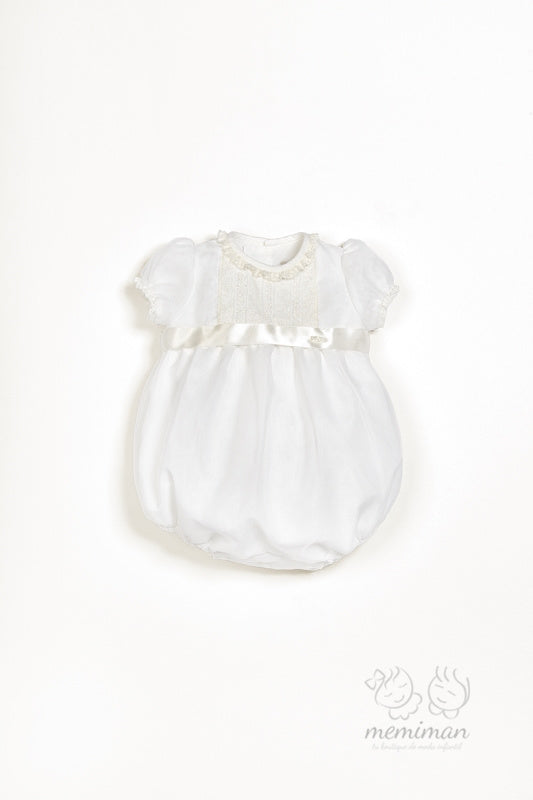 632123ML Pelele Organza Manga Larga