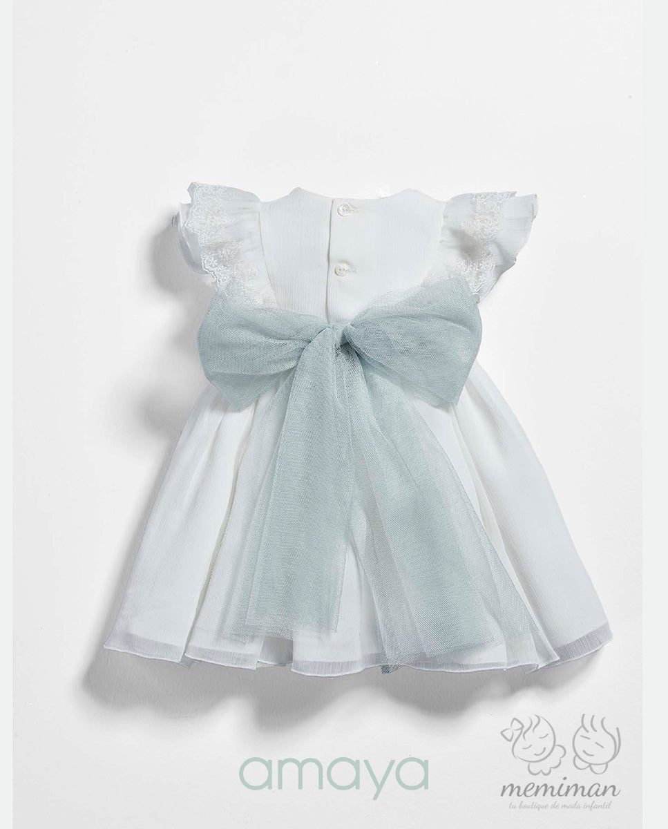 Robe bébé 633313 à manches cape