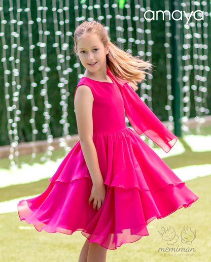 634620 Vestido Junior Gasa Vuelo