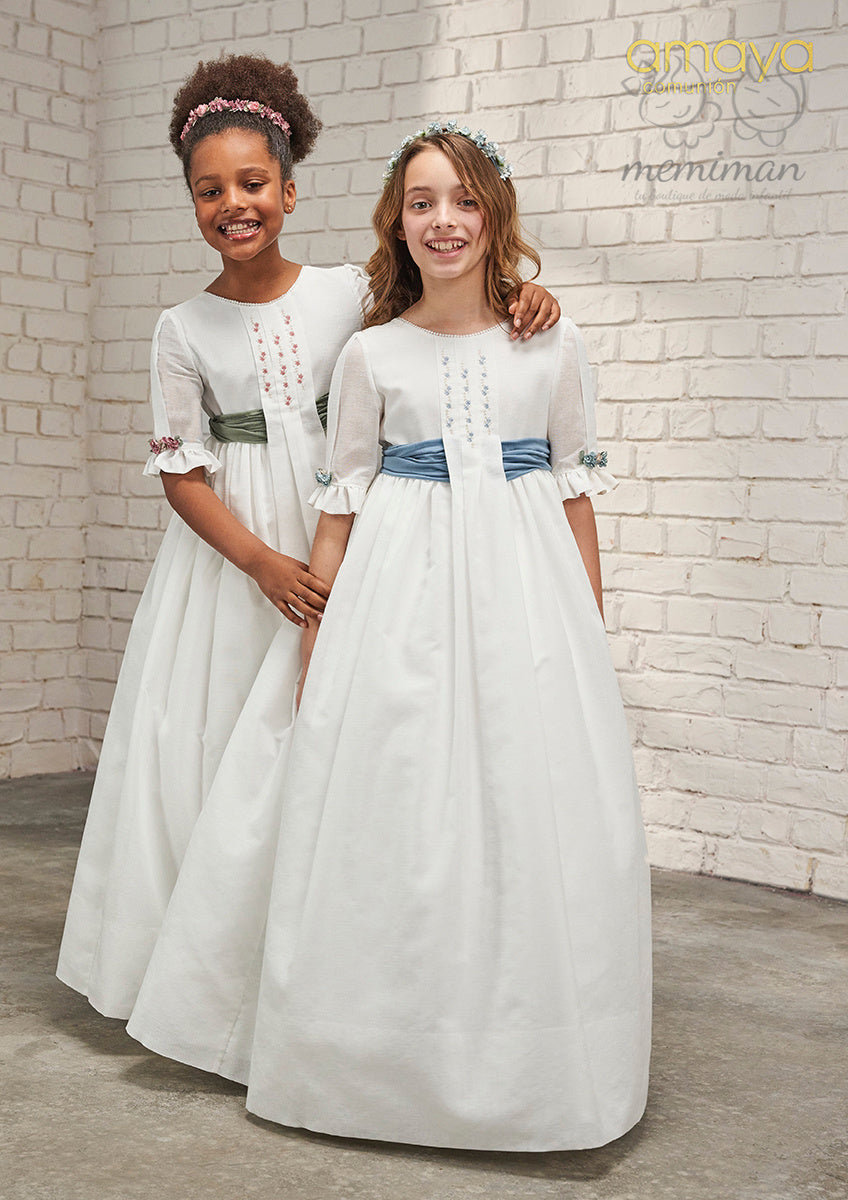 637004MD Plain Voile Communion Dress 