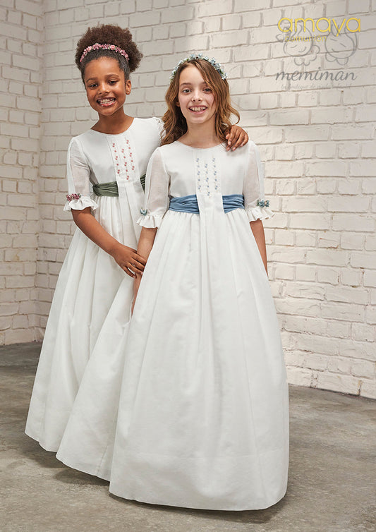 637004MD Plain Voile Communion Dress 