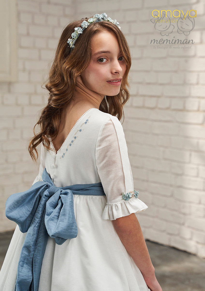 637004MD Plain Voile Communion Dress 