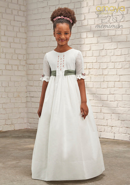 637004MD Plain Voile Communion Dress 