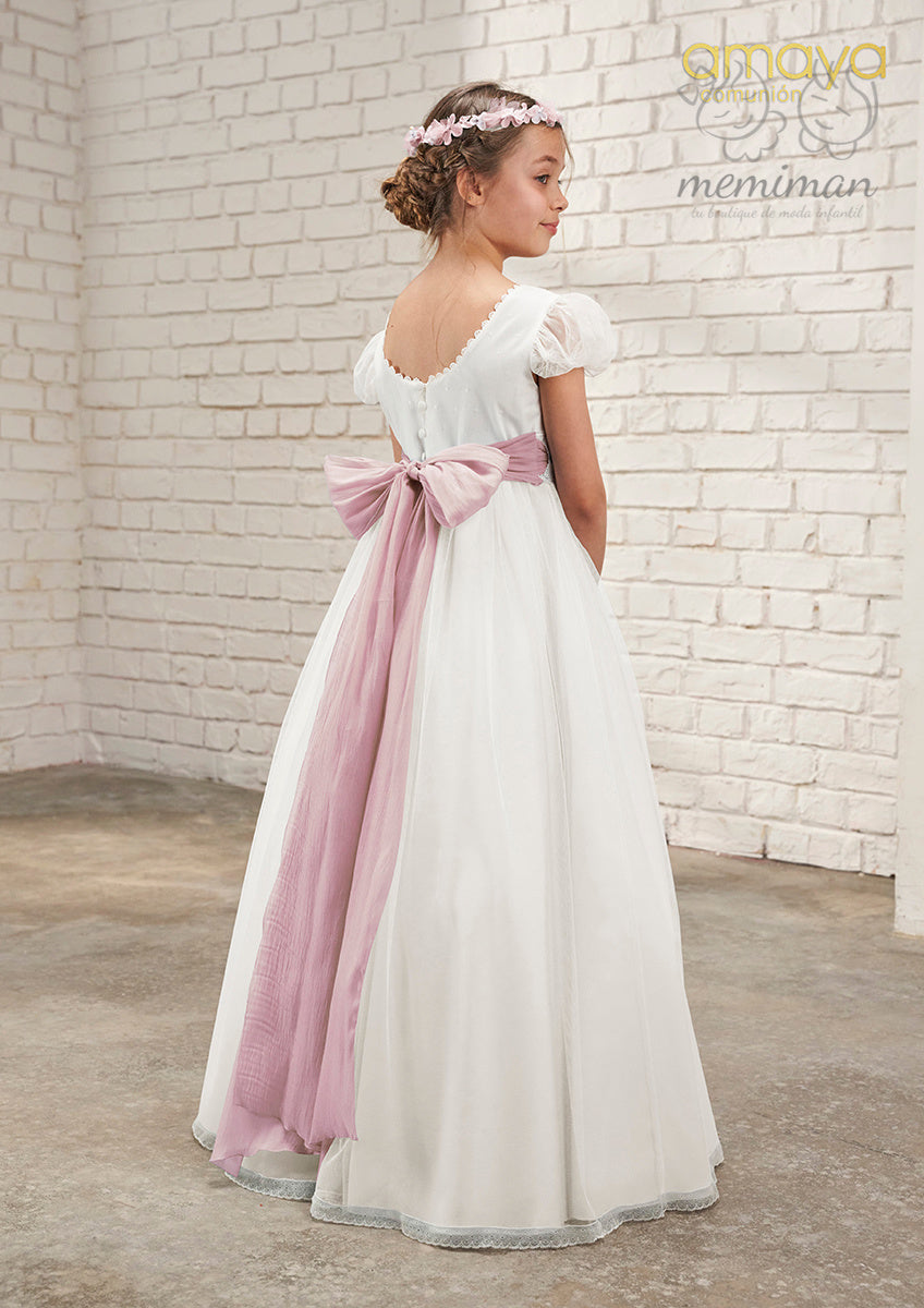 637010MC Vestido Comunión Tul