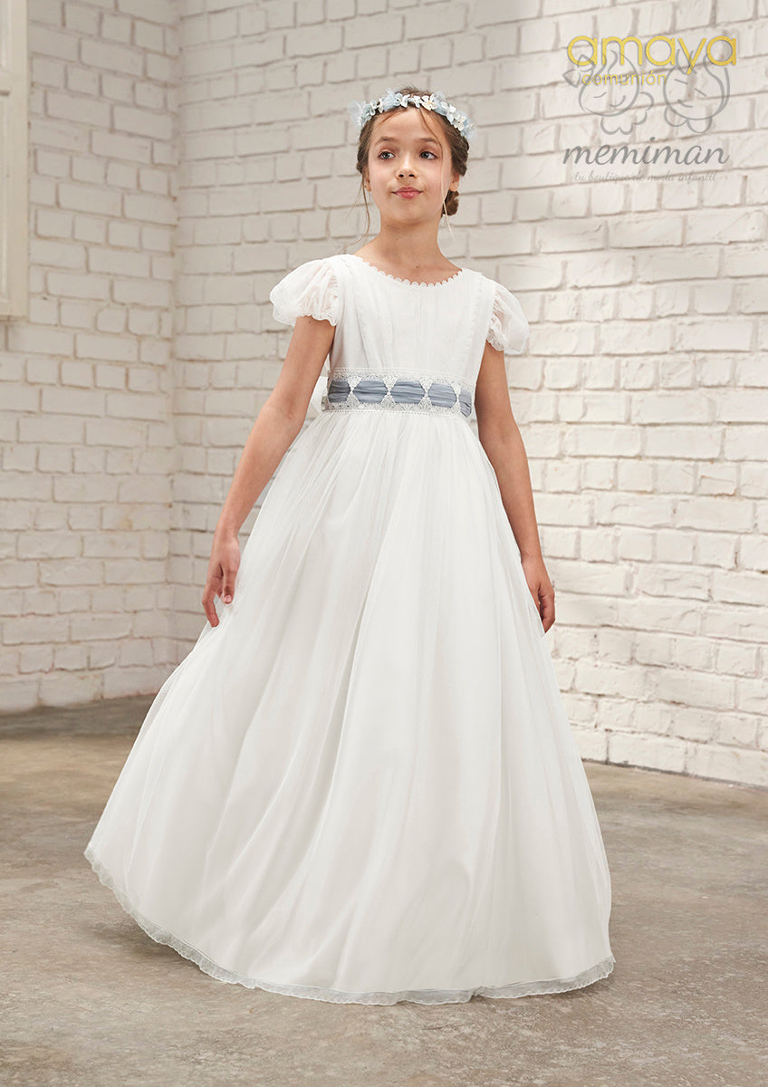 637010MC Vestido Comunión Tul