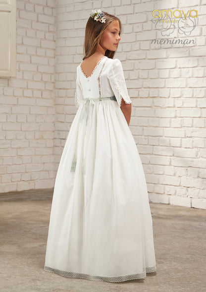 637012MD Vestido Comunión Algodón