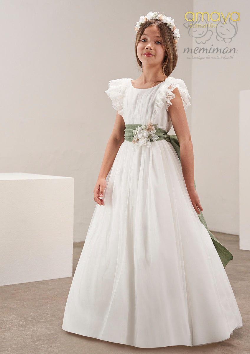 637022MC Tulle Communion Dress 