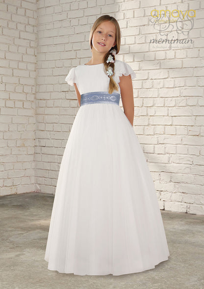 637023MC Tulle Communion Dress 