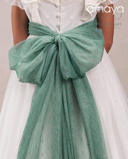 637049LZ Combined Tulle Bow