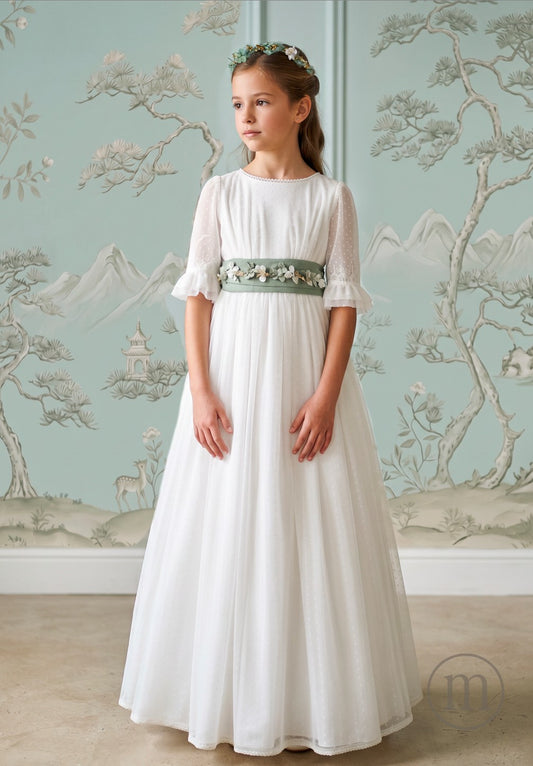 657010MD Vestido Comunión Tul