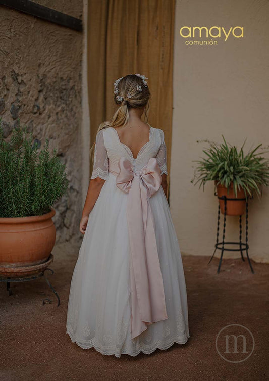 657012MD Vestido Comunión Tul