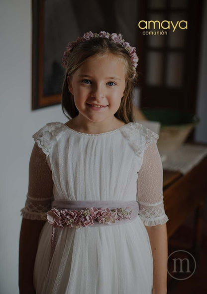 657014MD Vestido Comunión Tul
