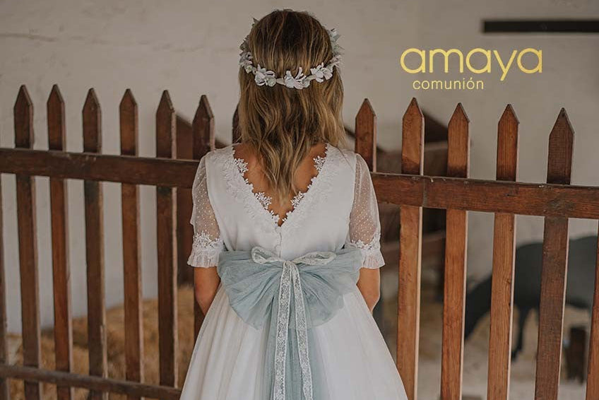 657019MD Vestido Comunión Tul