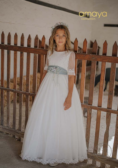 657019MD Vestido Comunión Tul