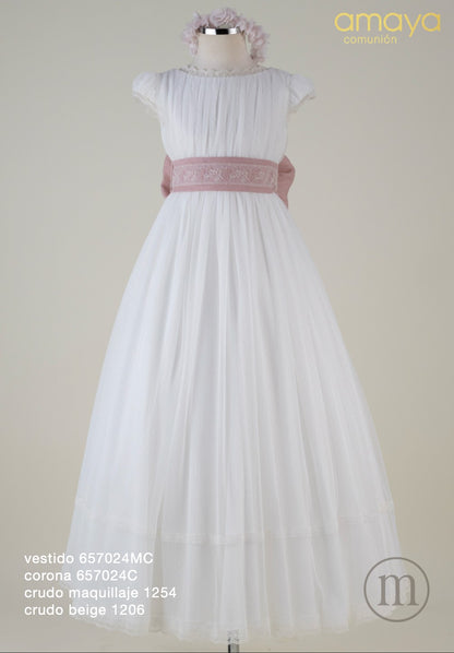 657024MC Vestido Comunión Tul