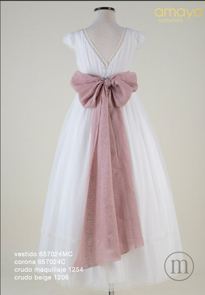 657024MC Vestido Comunión Tul